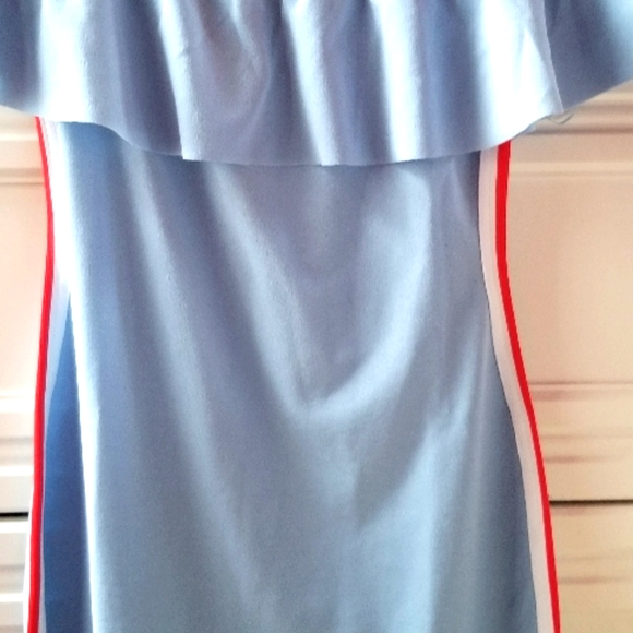 Mini Dress with Ruffle - Picture 1 of 3